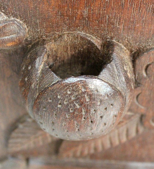 Oak Wall Pipe Rack - 1910/1920-photo-6