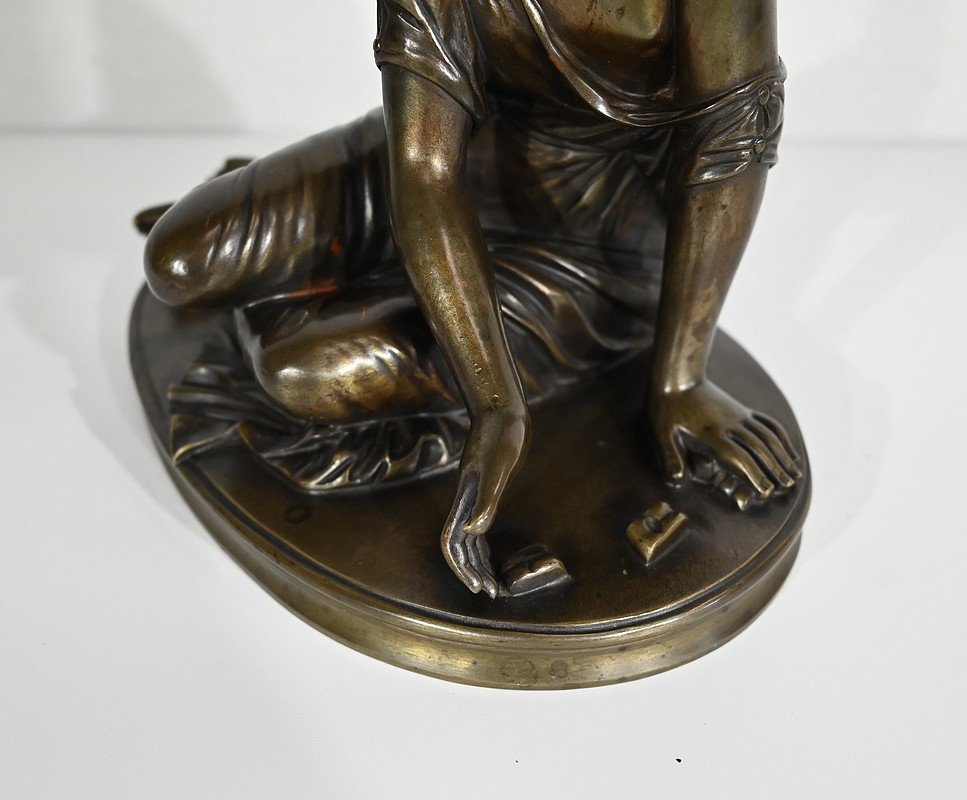 Bronze « La Joueuse D’osselets » D’après Statue Antique – XIXe-photo-7