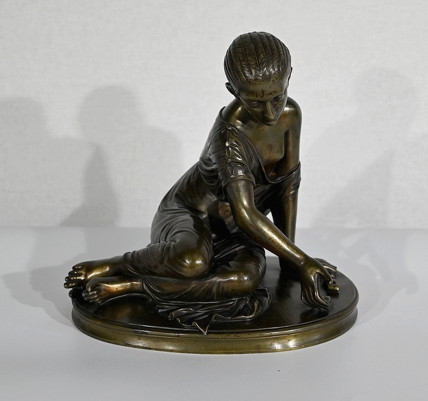 Bronze « La Joueuse D’osselets » D’après Statue Antique – XIXe