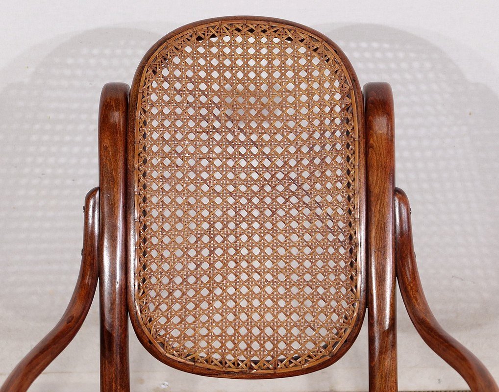 Child's Rocking-chair In Beech, Maison Thonet - 1910-photo-2