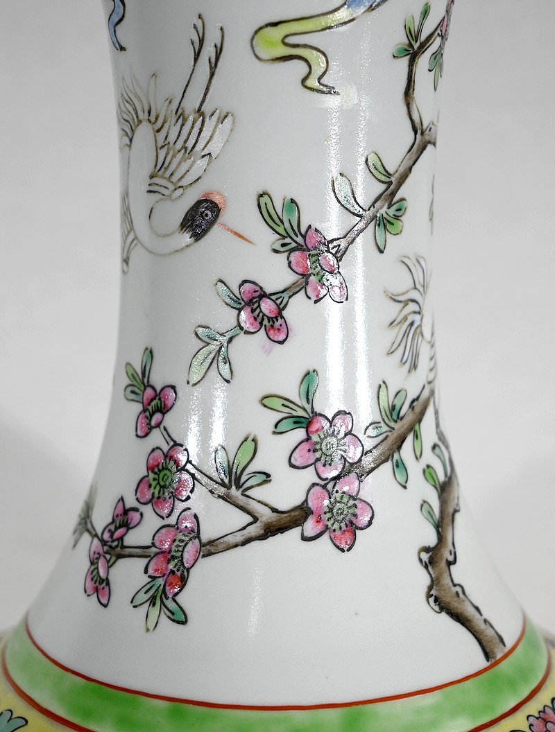 Importante Lampe En Porcelaine De Chine – 1960-photo-5