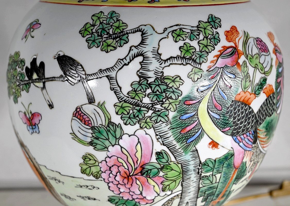 Importante Lampe En Porcelaine De Chine – 1960-photo-8