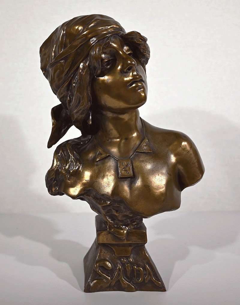 Important Bronze « Saïda » D’E. Villanis – Début XXe