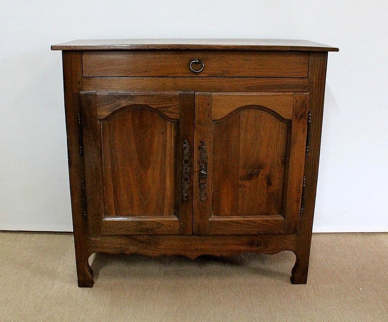 Small Regional Buffet In Solid Chestnut - Mid-19th Century-photo-2