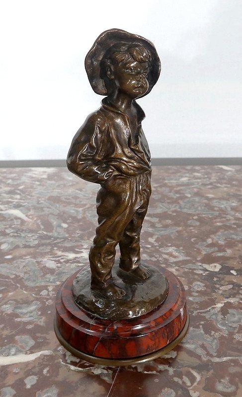 Bronze « Garçon Mains Dans Les Poches » – 1910-photo-3