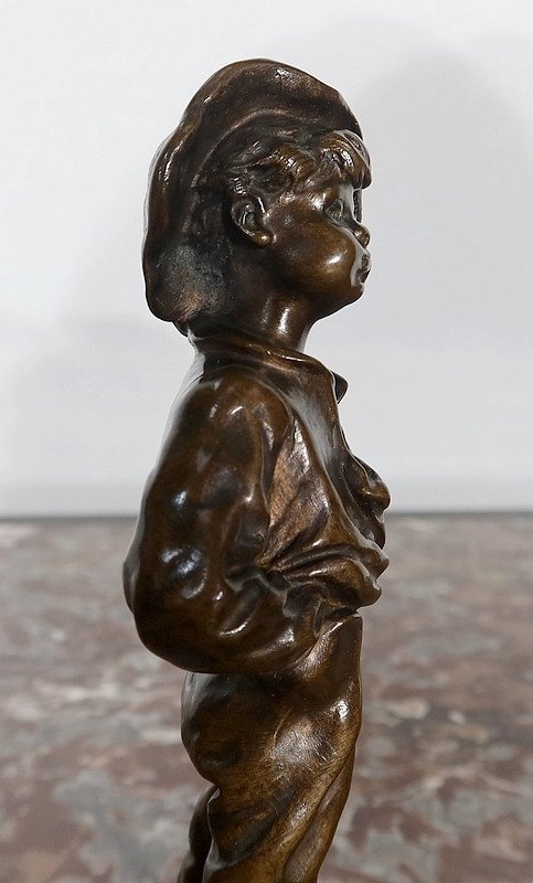 Bronze « Garçon Mains Dans Les Poches » – 1910-photo-5