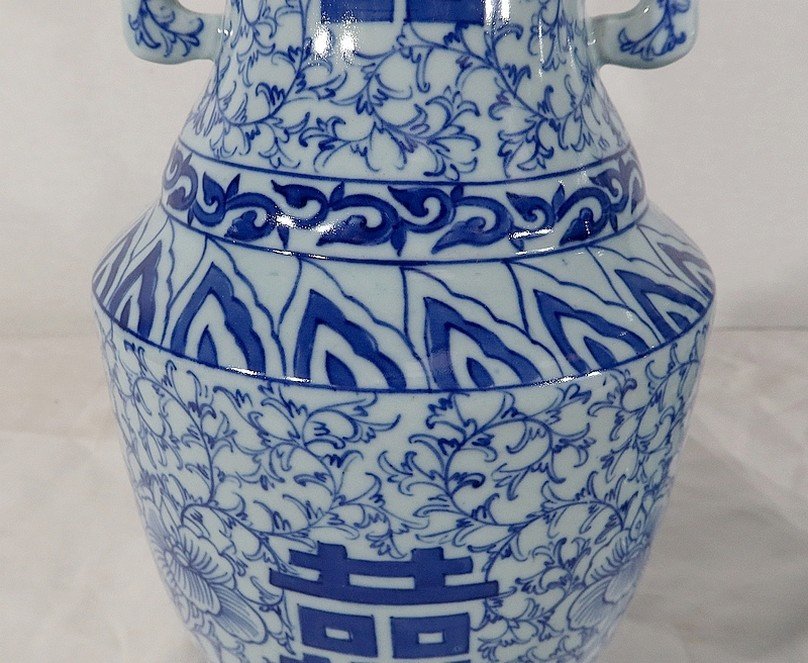Pair Of Ceramic Vases, China - Late Nineteenth-photo-5