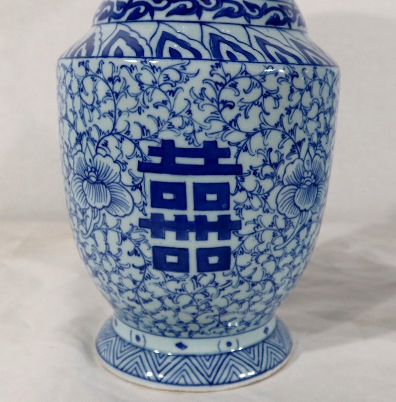 Pair Of Ceramic Vases, China - Late Nineteenth-photo-6