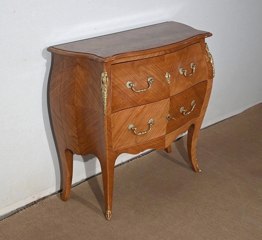 Small Chest Of Drawers In Cherry, Louis XV Style - Early Twentieth-photo-2