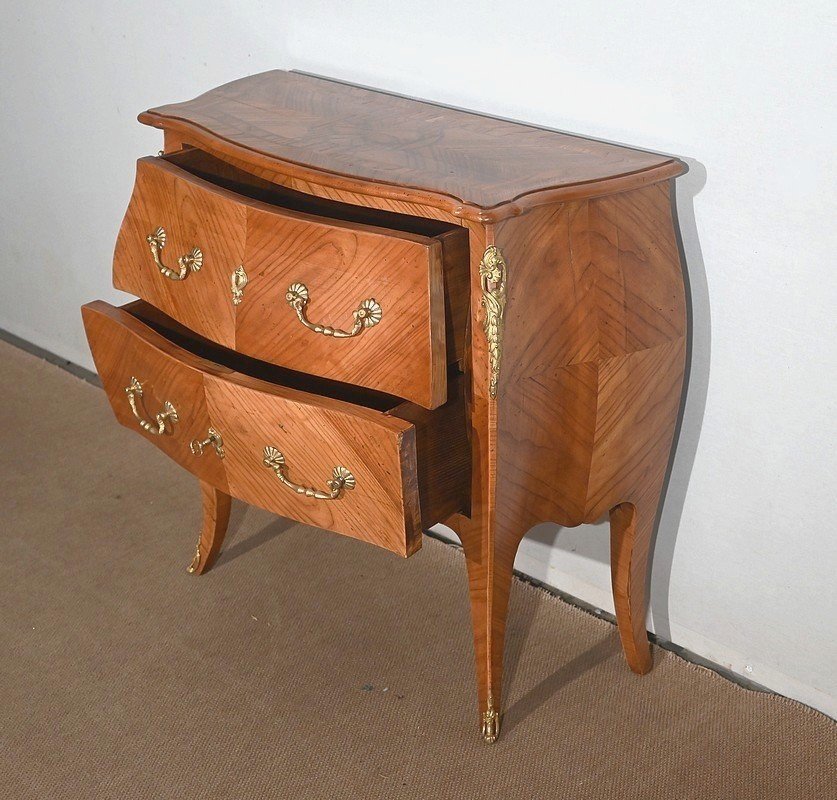 Small Chest Of Drawers In Cherry, Louis XV Style - Early Twentieth-photo-4