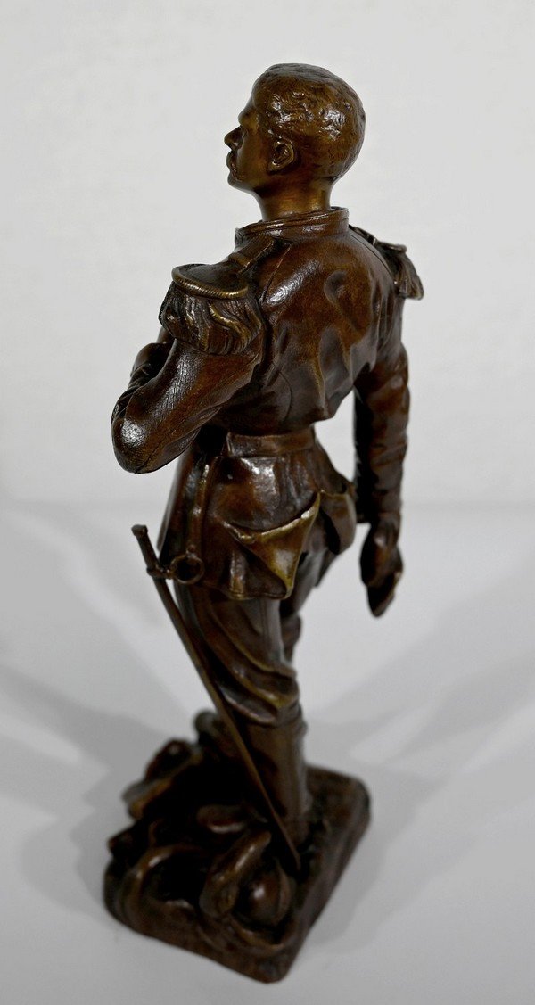 Bronze « l’estafette » De C. Anfrie – XIXe-photo-6