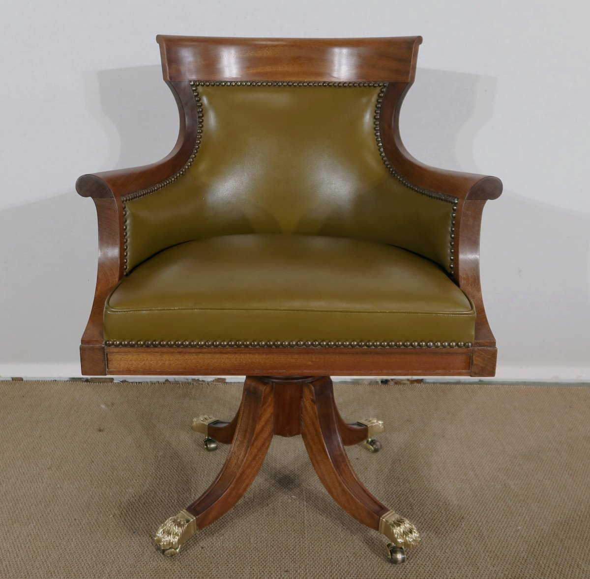 Office Armchair, Regency Taste - Mid Twentieth-photo-7