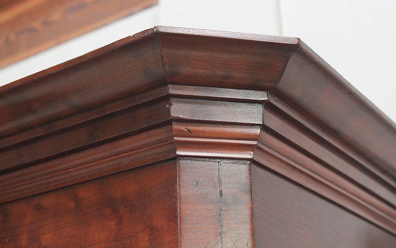 Library Showcase In Speckled Mahogany Veneer - Late Nineteenth-photo-3