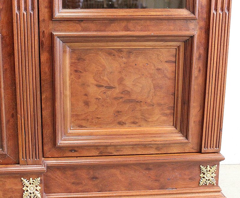 Mahogany Bookcase, Louis XVI Style - Late Nineteenth-photo-2