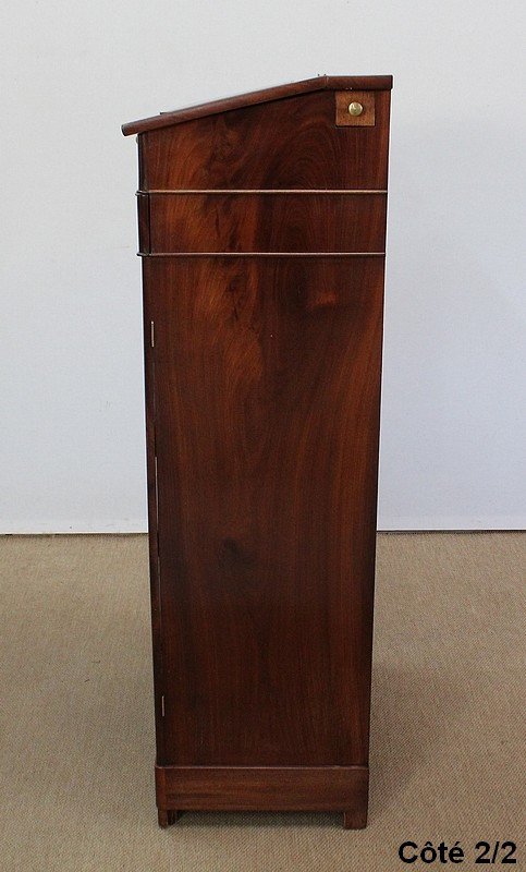Cardboard Lectern In Mahogany, Restoration Period - 1st Part Of The Nineteenth-photo-6