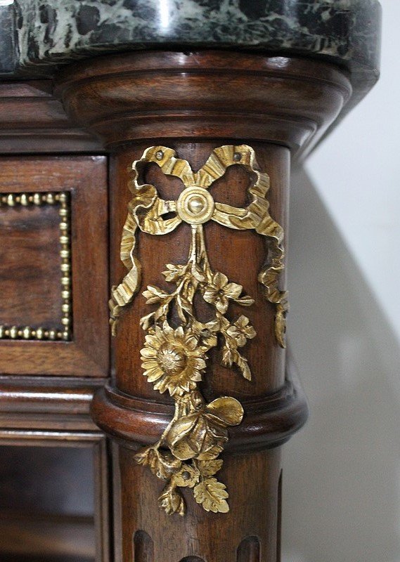 Sideboard Sideboard In Mahogany, Louis XVI Style - Early 20th Century-photo-4