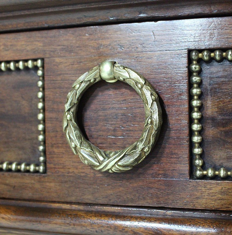 Sideboard Sideboard In Mahogany, Louis XVI Style - Early 20th Century-photo-1