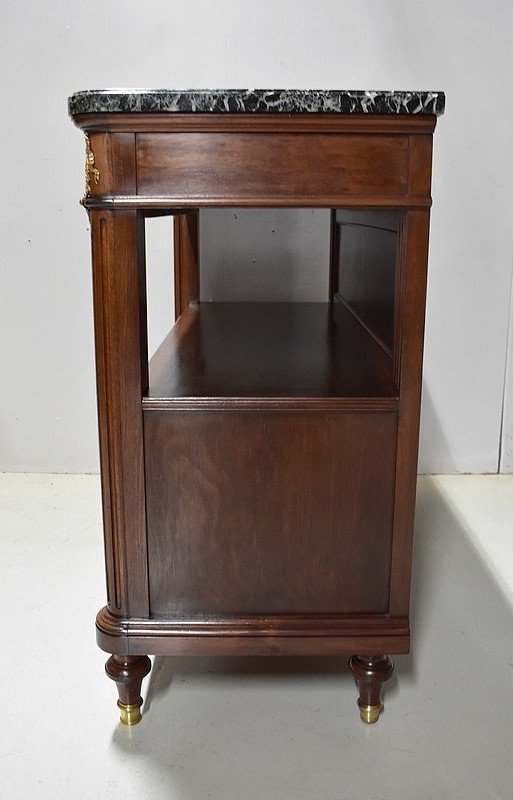 Sideboard Sideboard In Mahogany, Louis XVI Style - Early 20th Century-photo-5