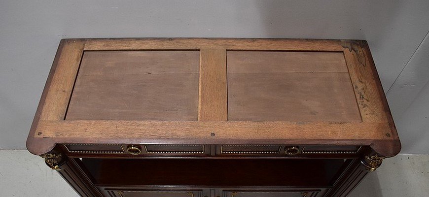 Sideboard Sideboard In Mahogany, Louis XVI Style - Early 20th Century-photo-6