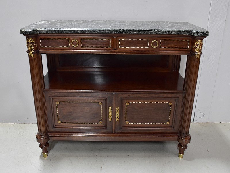 Sideboard Sideboard In Mahogany, Louis XVI Style - Early 20th Century