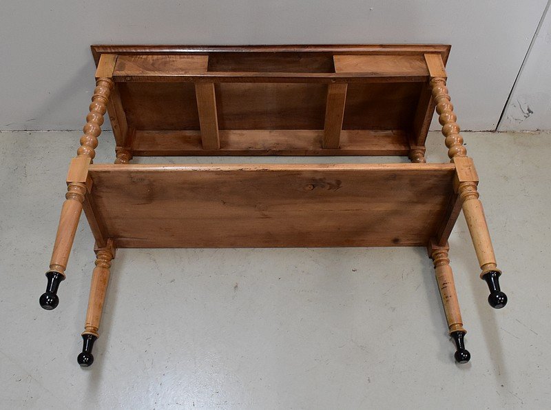 High Trolley In Solid Blond Walnut, Louis Philippe Period - Mid-19th Century-photo-8