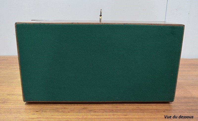 Large Travel Writing Desk In Rosewood - Late Nineteenth-photo-8