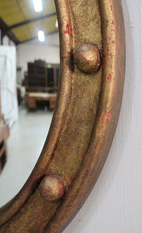 Witch Mirror In Old Golden Wood - Late Nineteenth-photo-3