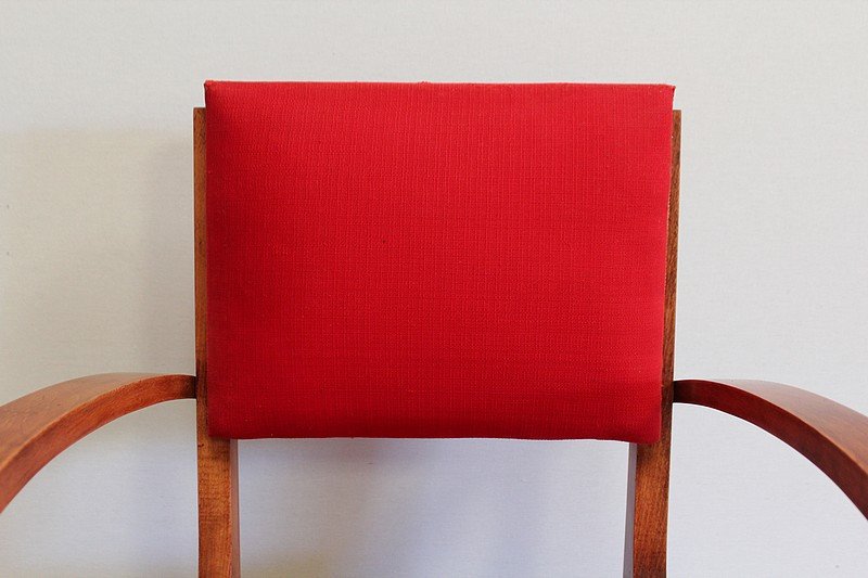 Pair Of Bridge Armchairs In Solid Beech - 1950-photo-3