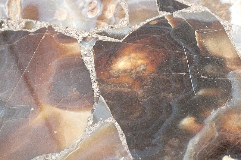 Marble And Wrought Iron Coffee Table – 1950-photo-1
