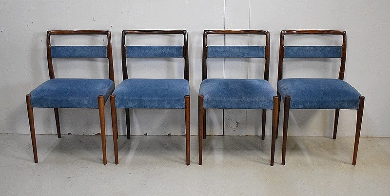 Suite Of 4 Scandinavian Chairs - 1960