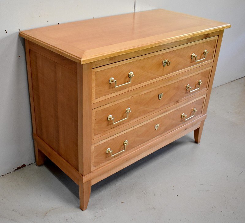 Commode En Cerisier Blond, goût Louis XVI – 1910-photo-2