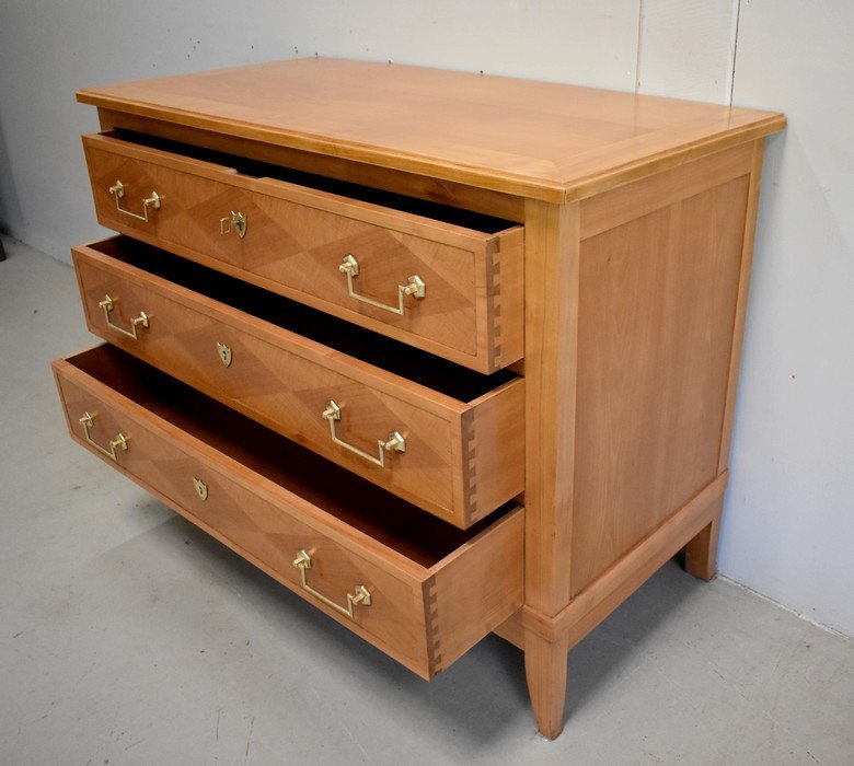 Commode En Cerisier Blond, goût Louis XVI – 1910-photo-3
