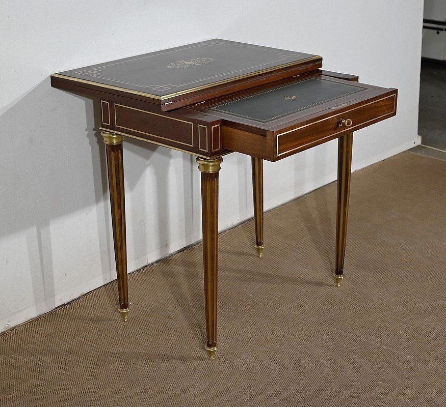 Petite Table à Système, Style Louis XVI – 2ème Partie XIXe-photo-2