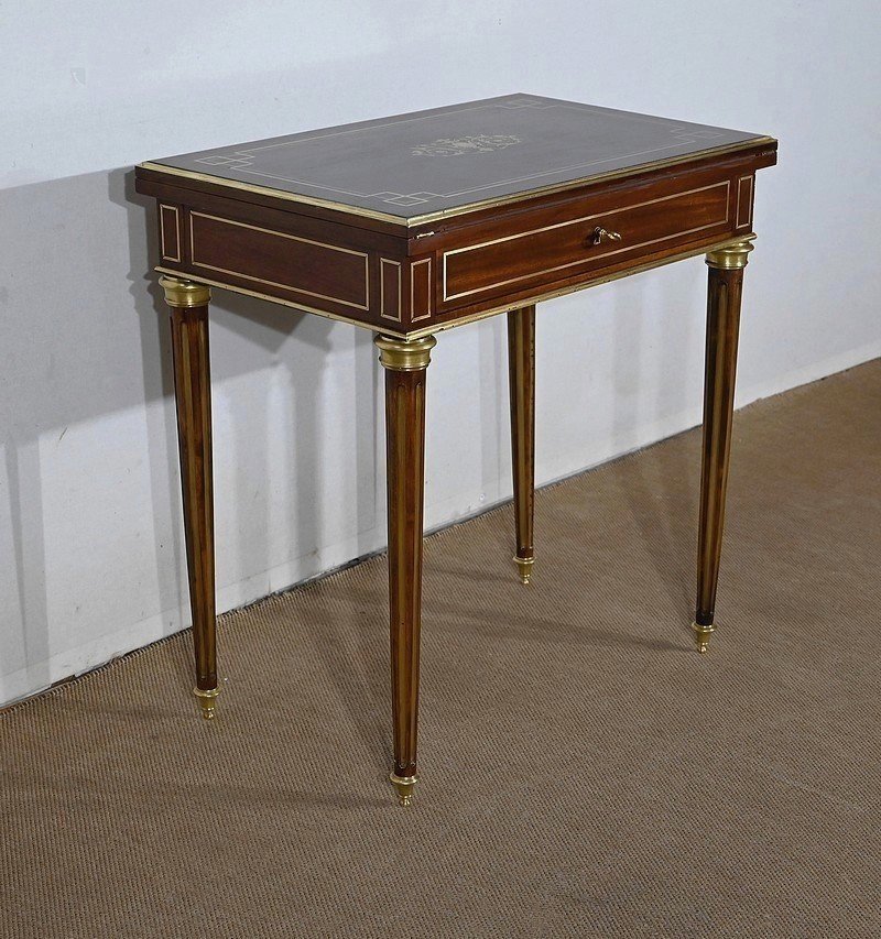 Small System Table, Louis XVI Style - 2nd Part Nineteenth-photo-1