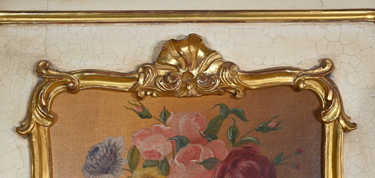 Miroir Trumeau, Style Louis XV – Début XXe-photo-4
