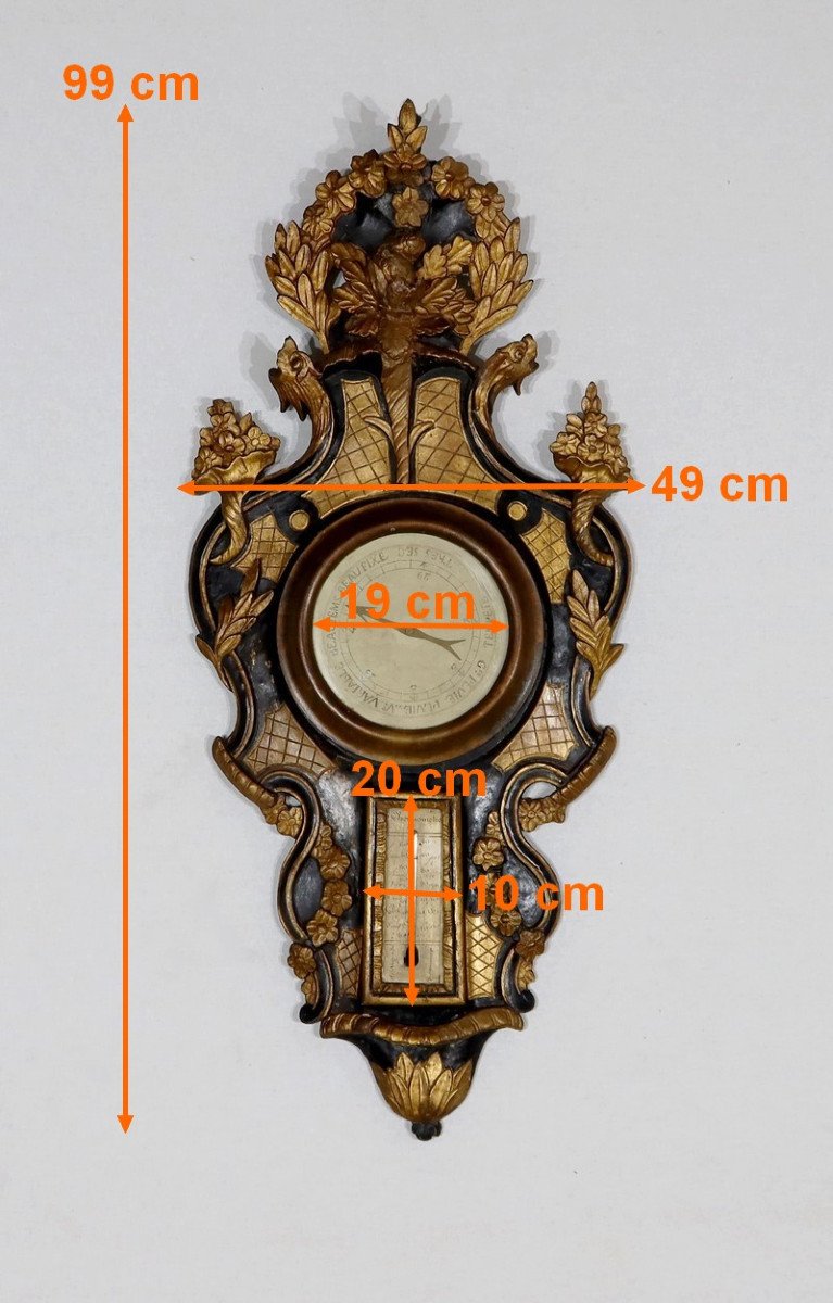 Important Barometer, Louis XV Period – 1740-photo-4