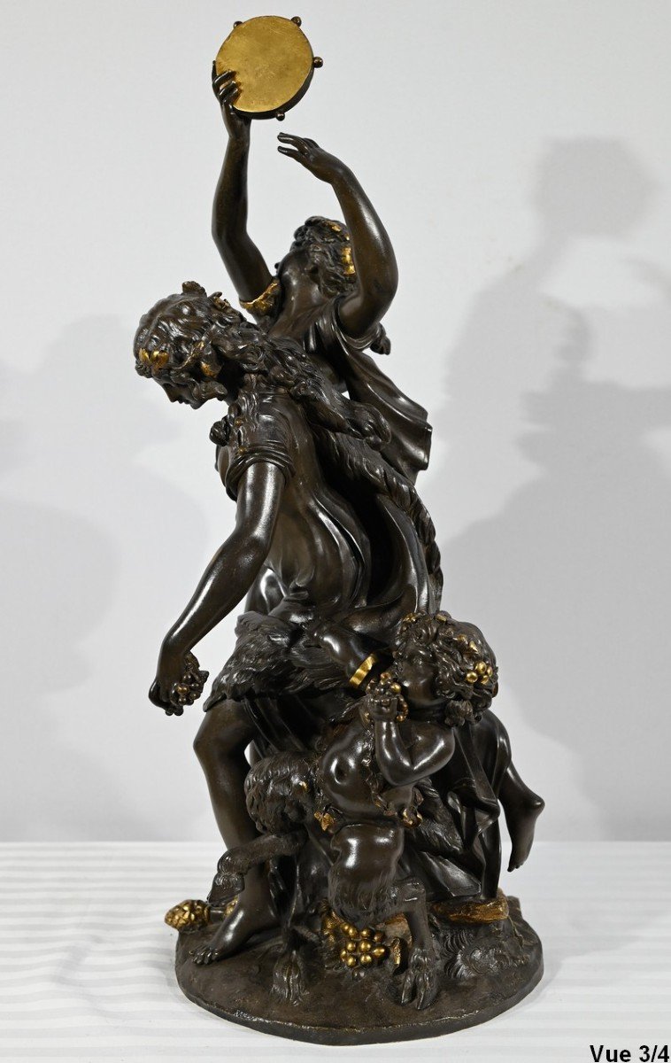 Bronze « Bacchanal », D’après Clodion – 2ème Partie Du XIXe-photo-6