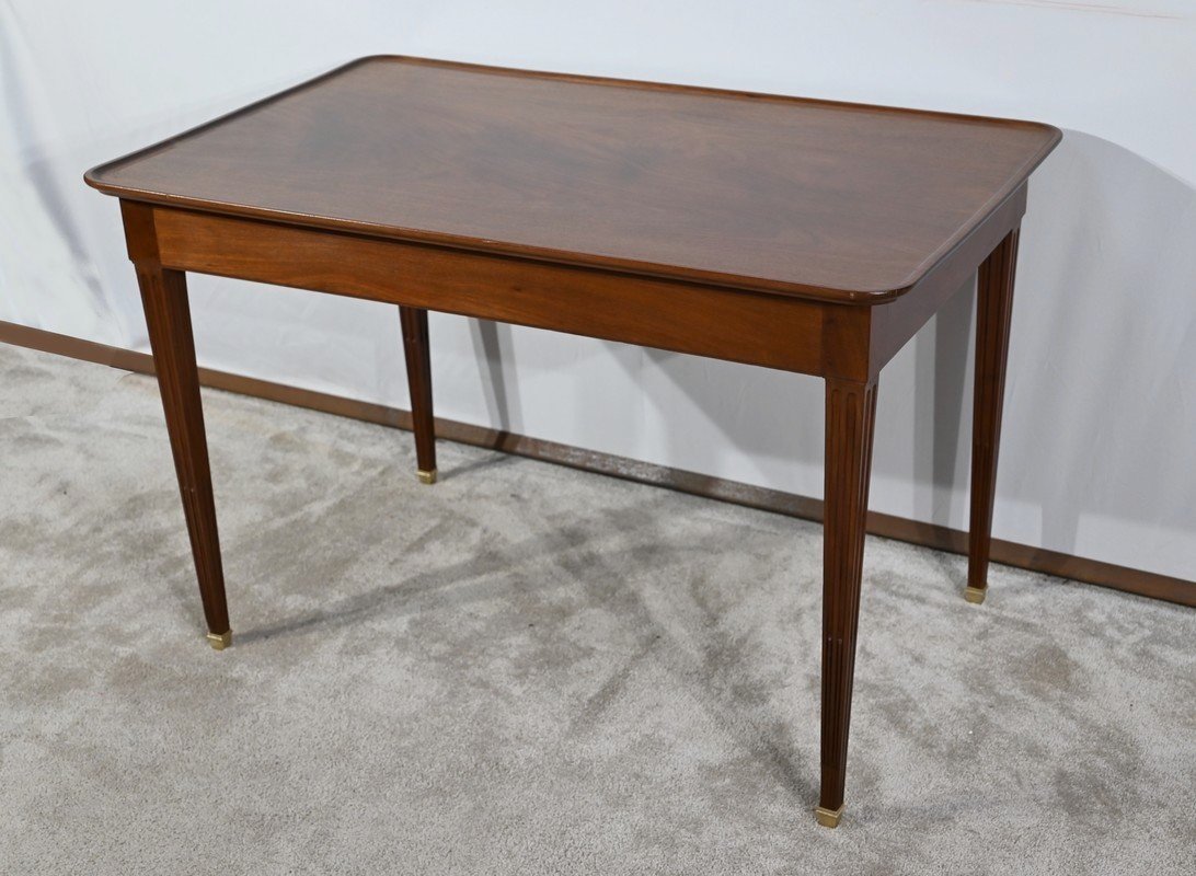 Table Cabaret En Acajou De Cuba, époque Louis XVI – Fin XVIIIe-photo-3