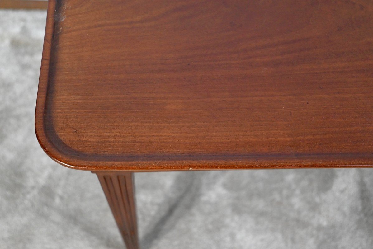 Table Cabaret En Acajou De Cuba, époque Louis XVI – Fin XVIIIe-photo-1