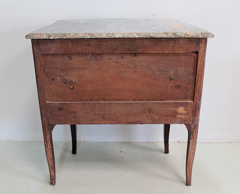 Commode Louis XV Period, Stamped Ellaume Eighteenth-photo-5