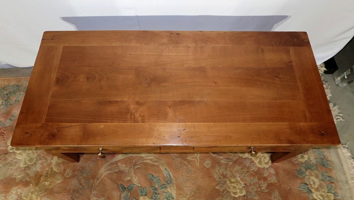 Living Room Coffee Table In Solid Cherry - 2nd Half Nineteenth-photo-4