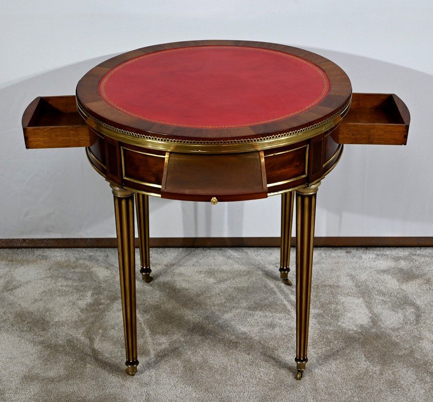 Table Bouillotte En Acajou, époque Louis XVI – XVIIIe-photo-2