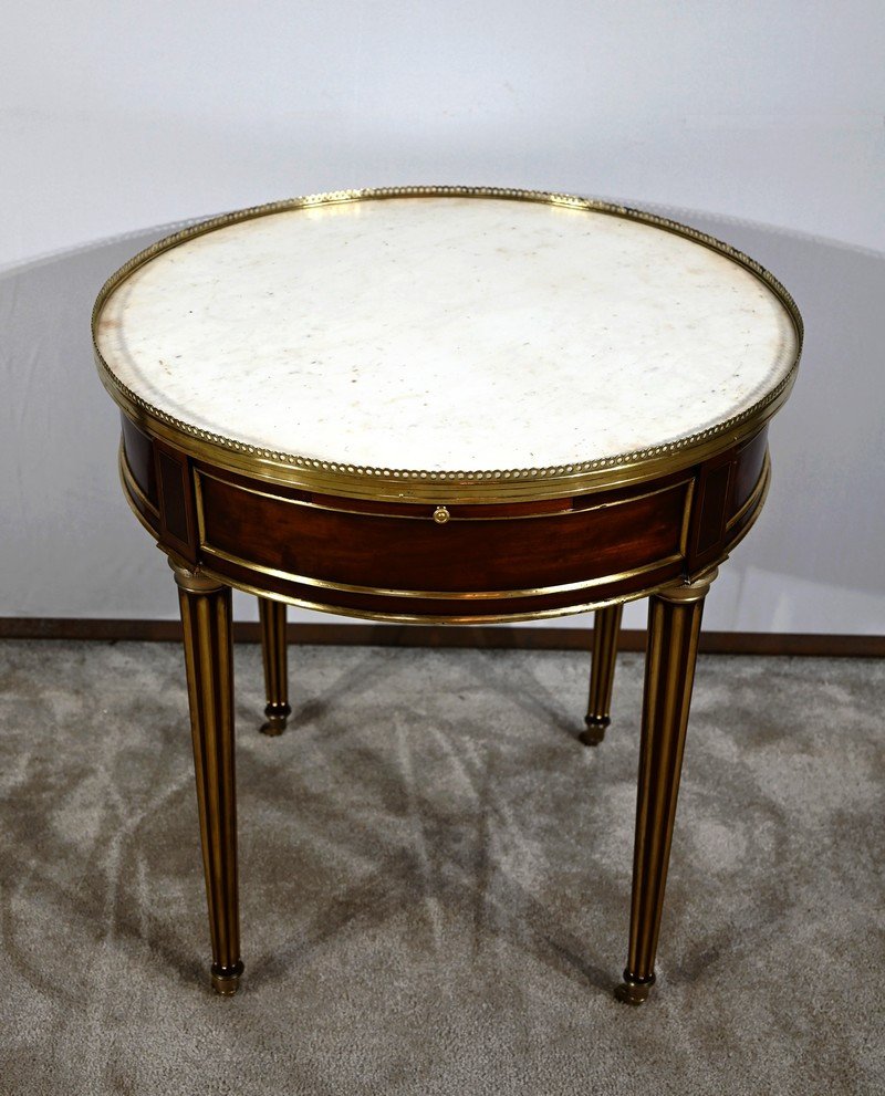 Table Bouillotte En Acajou, époque Louis XVI – XVIIIe-photo-4