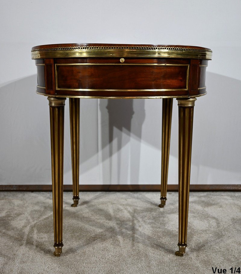 Table Bouillotte En Acajou, époque Louis XVI – XVIIIe-photo-2