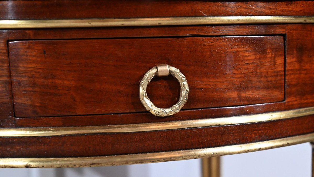 Table Bouillotte En Acajou, époque Louis XVI – XVIIIe-photo-5
