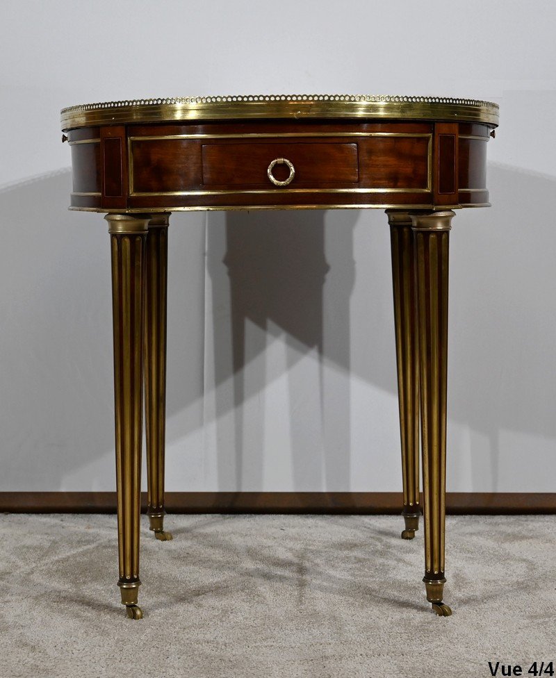 Mahogany Bouillotte Table, Louis XVI Period - Eighteenth-photo-7