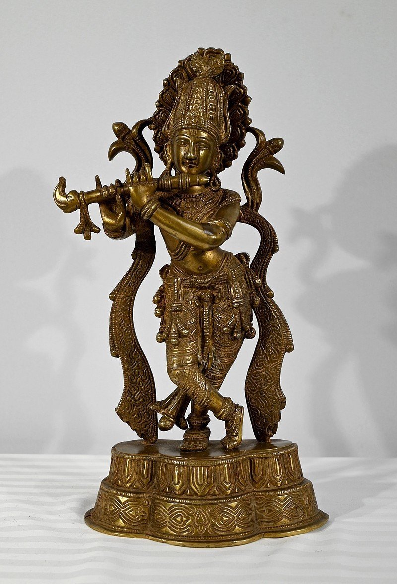 Bronze « Krishna » - Fin XIXe