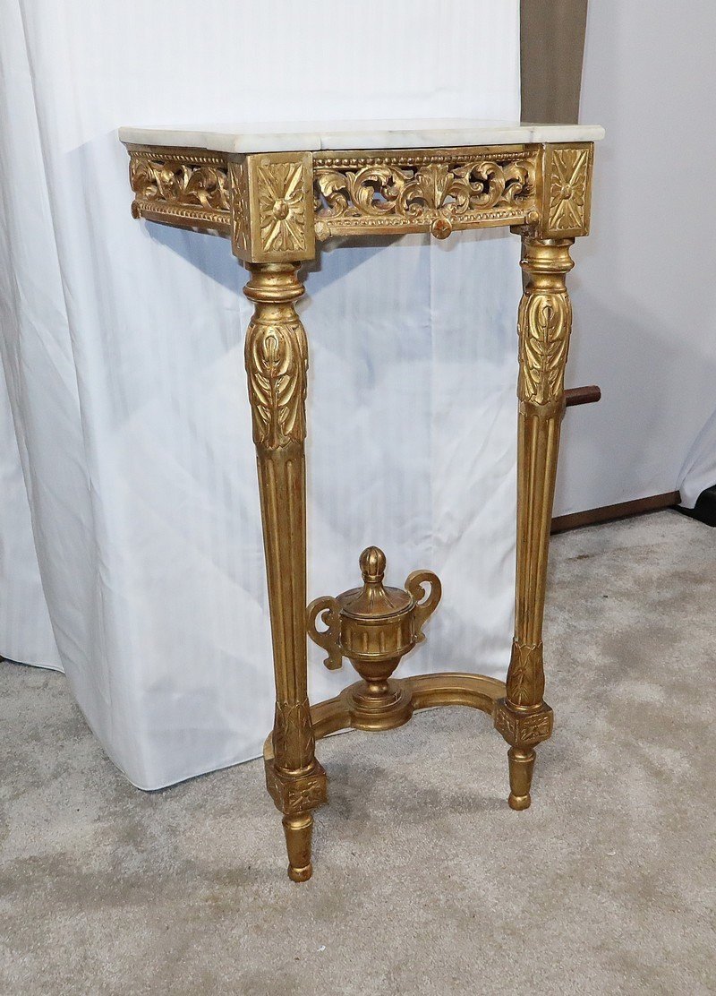Small Wall Console, Louis XVI Style - Late 19th Century-photo-3