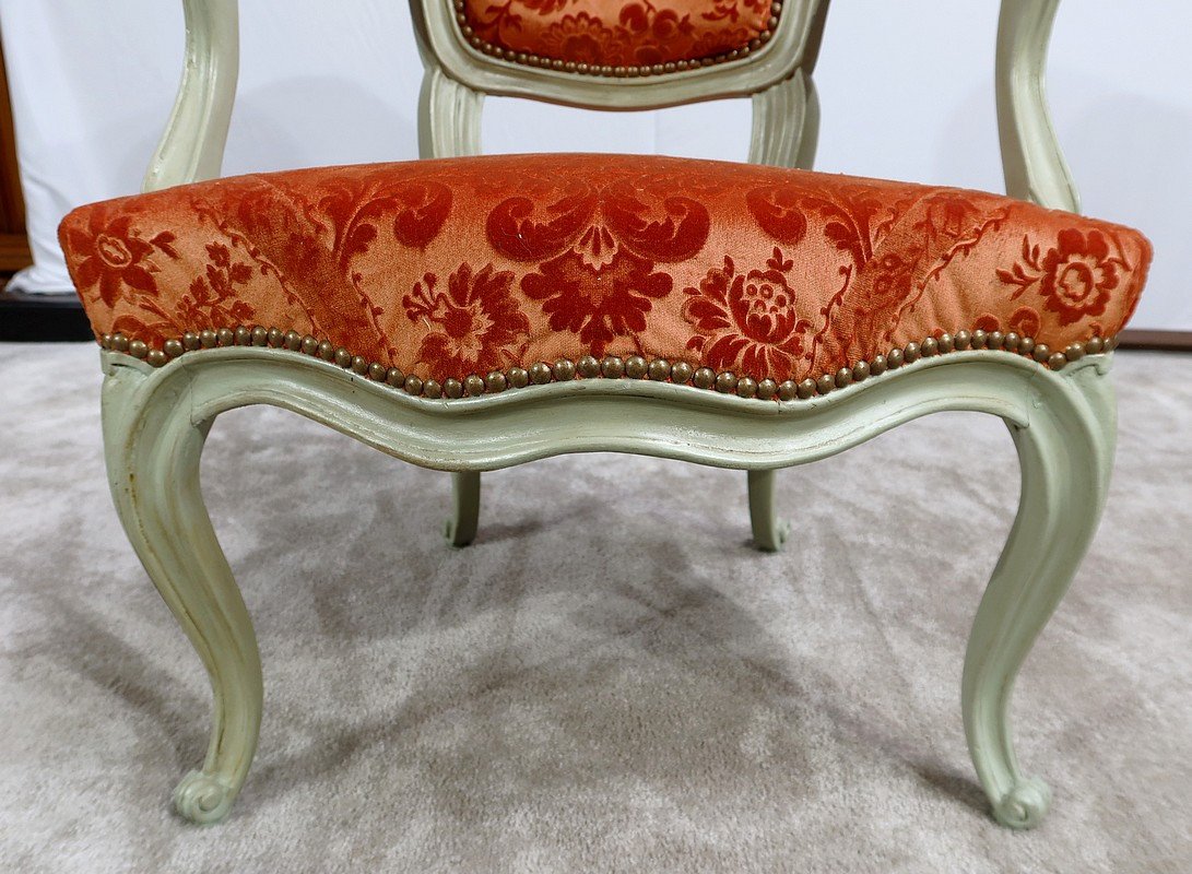 Pair Of Small Cabriolets, Louis XV Style - Nineteenth-photo-5