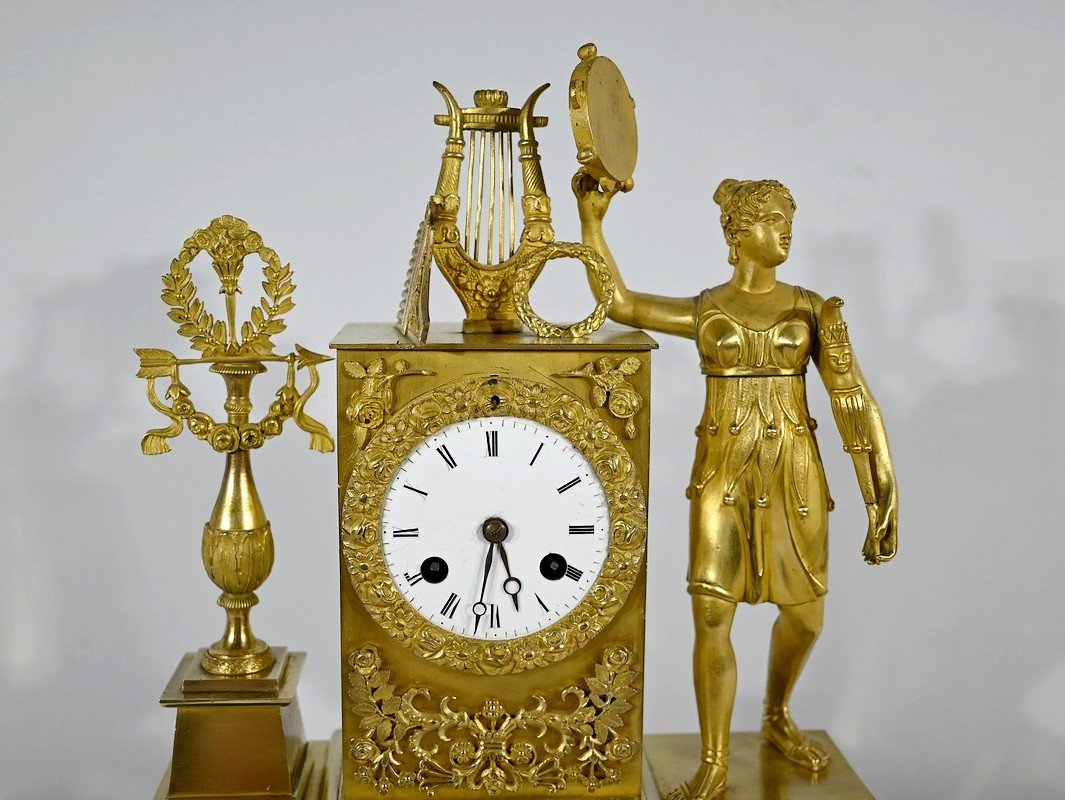 Horloge En  Bronze Doré – Début XIXe-photo-2